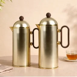 Luxury Hospitality Thermos Set for Coffee and Tea - 1 Liter + 0.8 Liter Capacity - 2G1BB200196