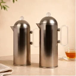 Luxury Hospitality Thermos Set for Coffee and Tea - 1 Liter + 0.8 Liter Capacity - 2G1BB200199