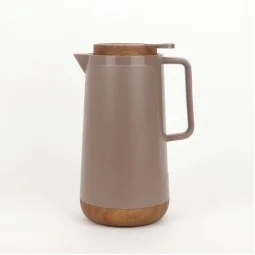 Stylish wooden design thermos - brown - 1.6 litre capacity