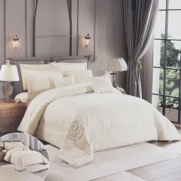 Bed quilt with a distinctive and elegant design for two people - 8 pieces