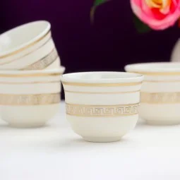 Porcelain Coffee Cups Set – 12 Pieces