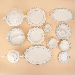 Classic Luxury Dinnerware Set - 6 Persons - 72 Pieces - 2S1MM100271