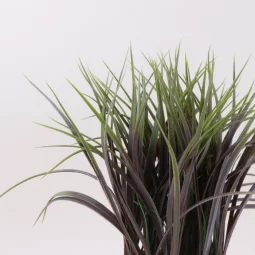Artificial flower vase with ceramic base, 45 cm