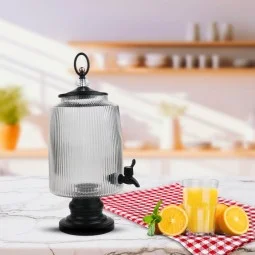 Jack distinctive glass juice with black base - 6 litres