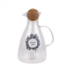 Jack's distinctive and elegant glass juice bottle - 1 liter / 0.6