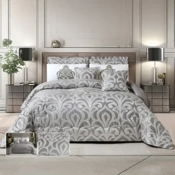 Embroidered duvet cover set, royal design, single size 230 x 170 cm - 2GG4-A05-130