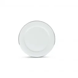 Round Serving Platter - Silver Lined - 20 x 20 cm